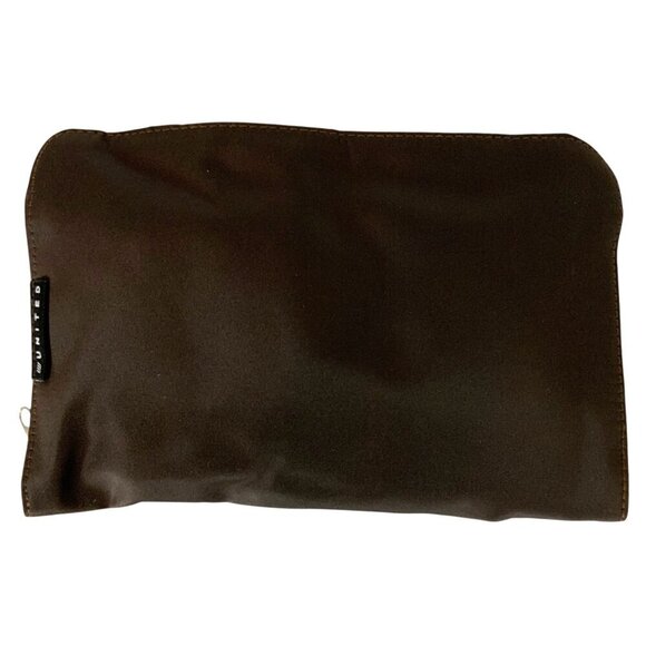 United Airlines Brown Zippered Amenity Kit Hygiene Essentials H20 Spa Products - Picture 2 of 6